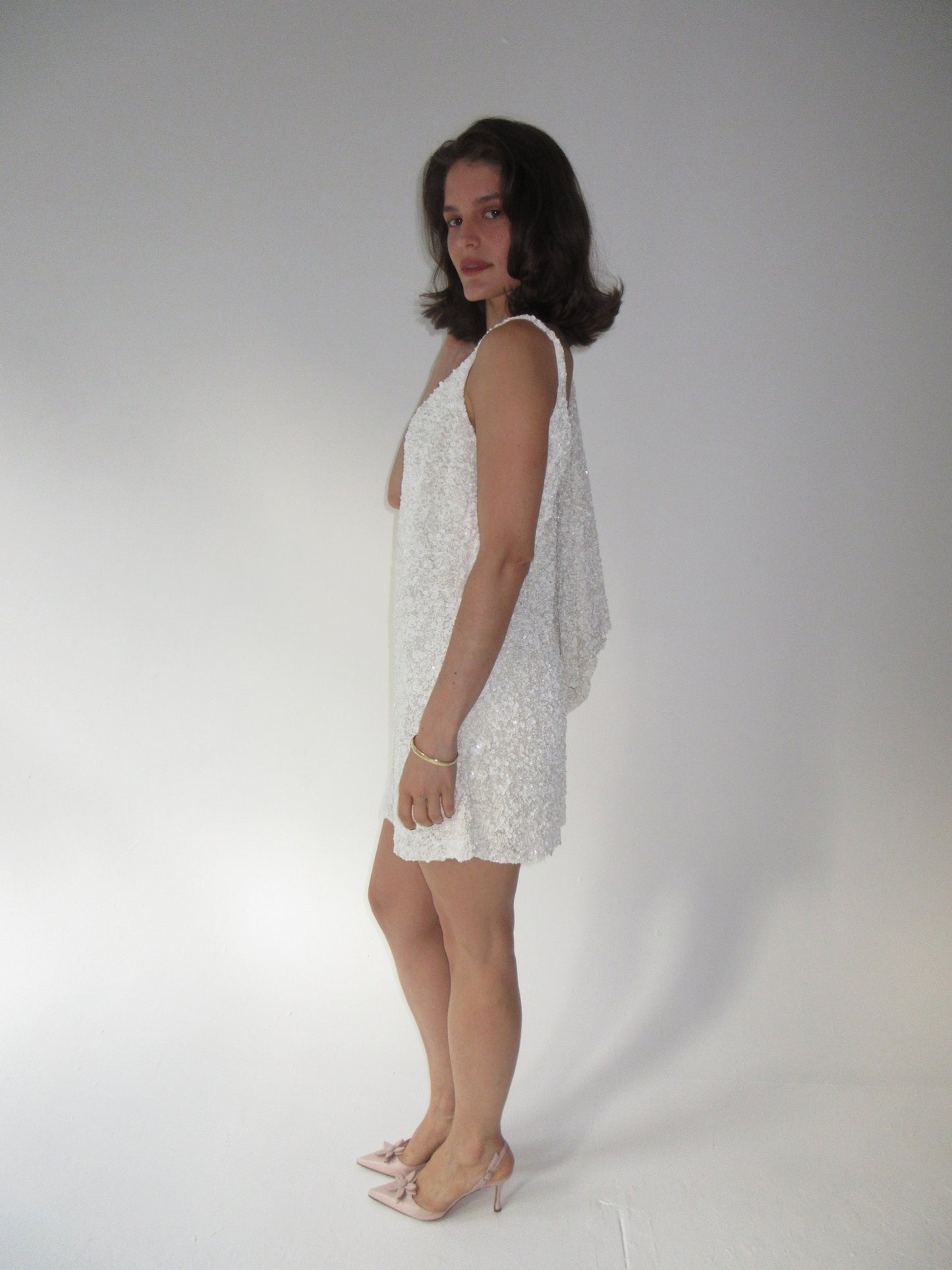 Roberto Cavalli Sequined Dress and Cardigan