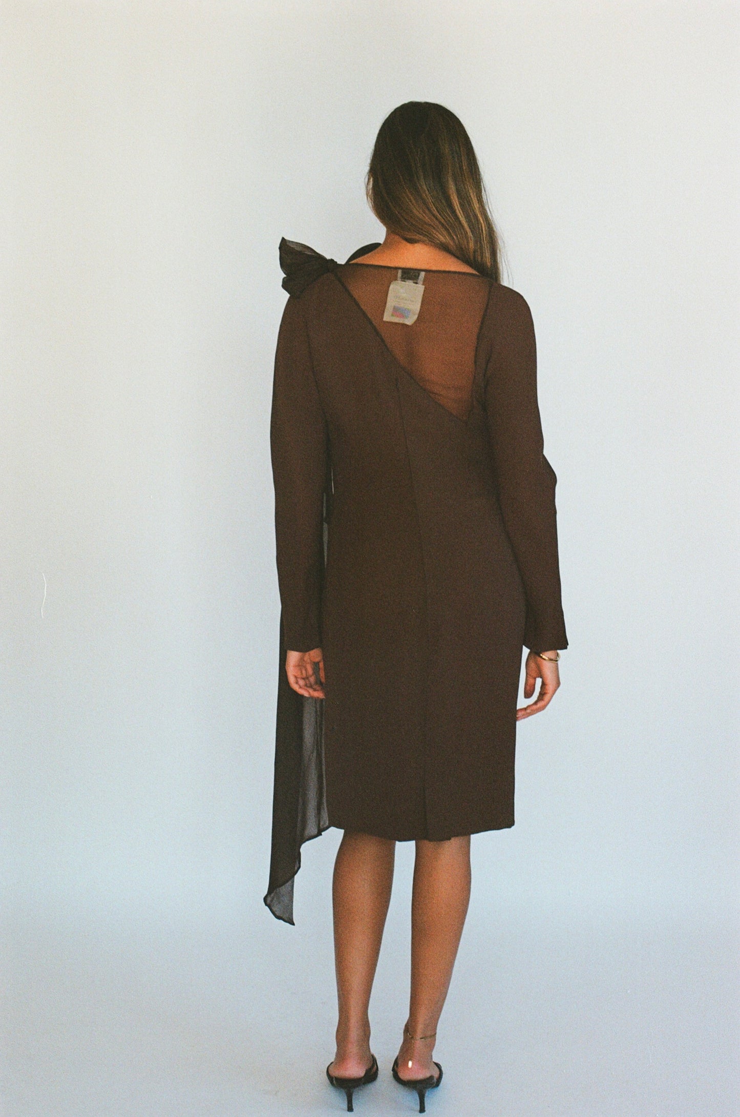 FW1994 Valentino Dress Modeled by Linda Evangelista