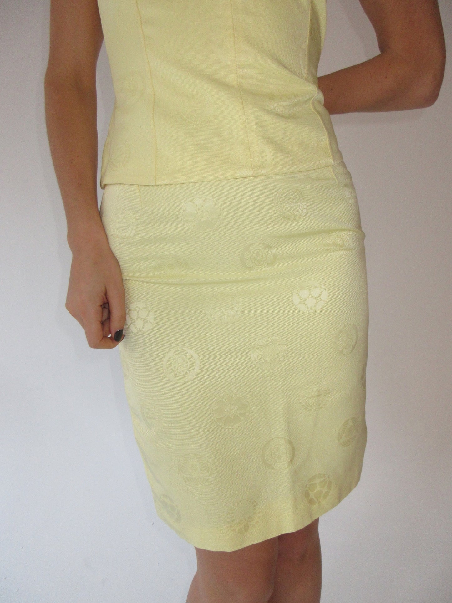 90s Vintage Versace yellow set