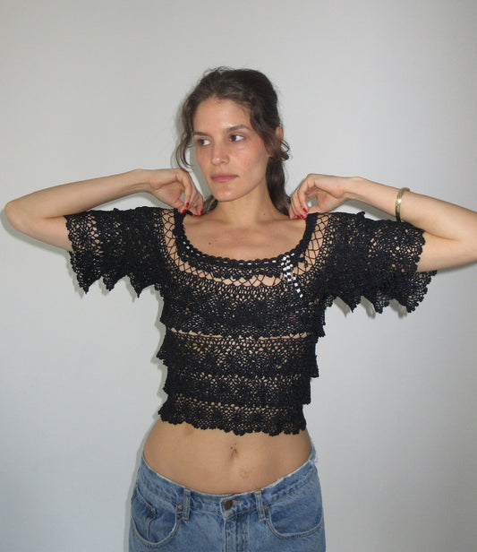 Vintage Missoni crochet top