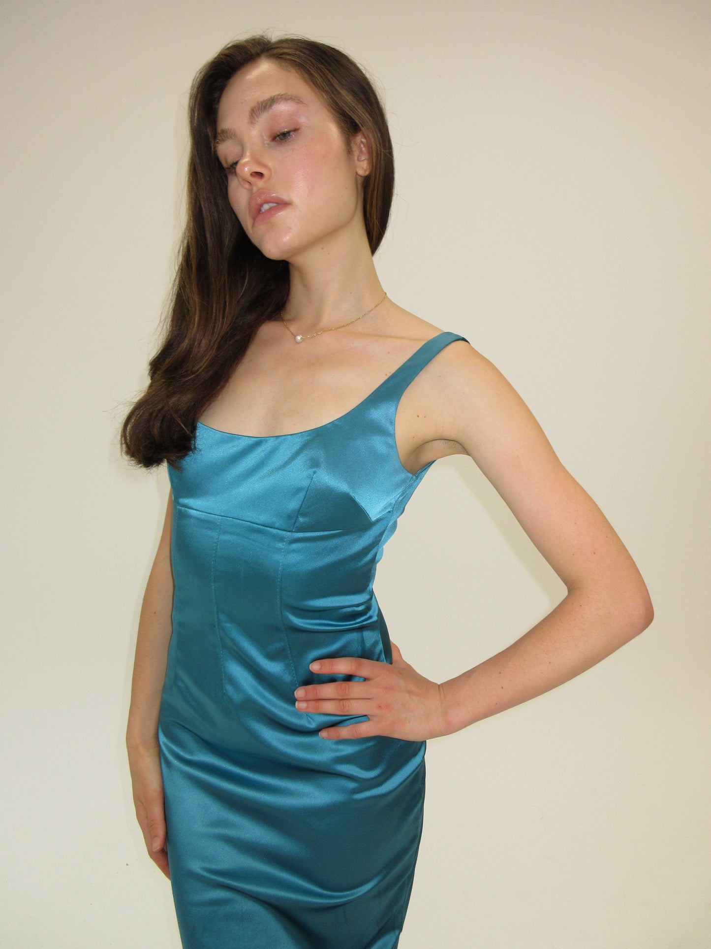 Vintage D&G turquoise dress