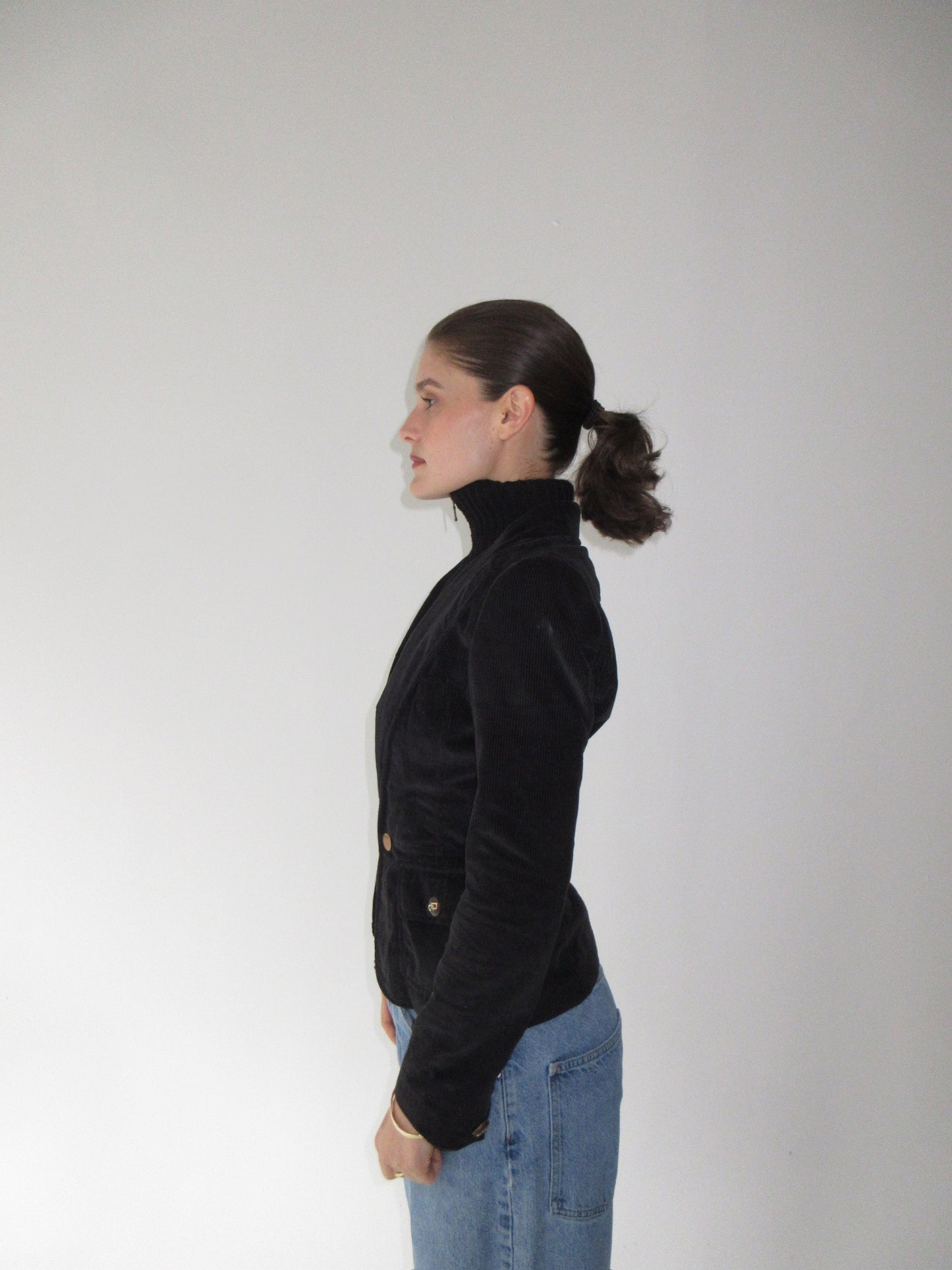 Black Velvet & Knit Dolce & Gabbana Jacket