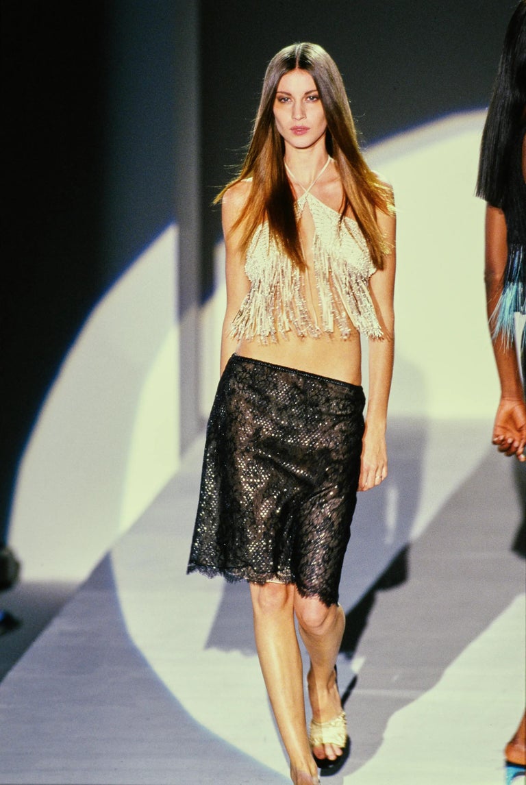 SS1999 Gucci by Tom Ford runway skirt