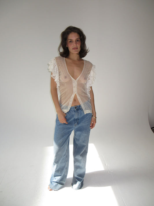1998 Dolce & Gabbana lace top