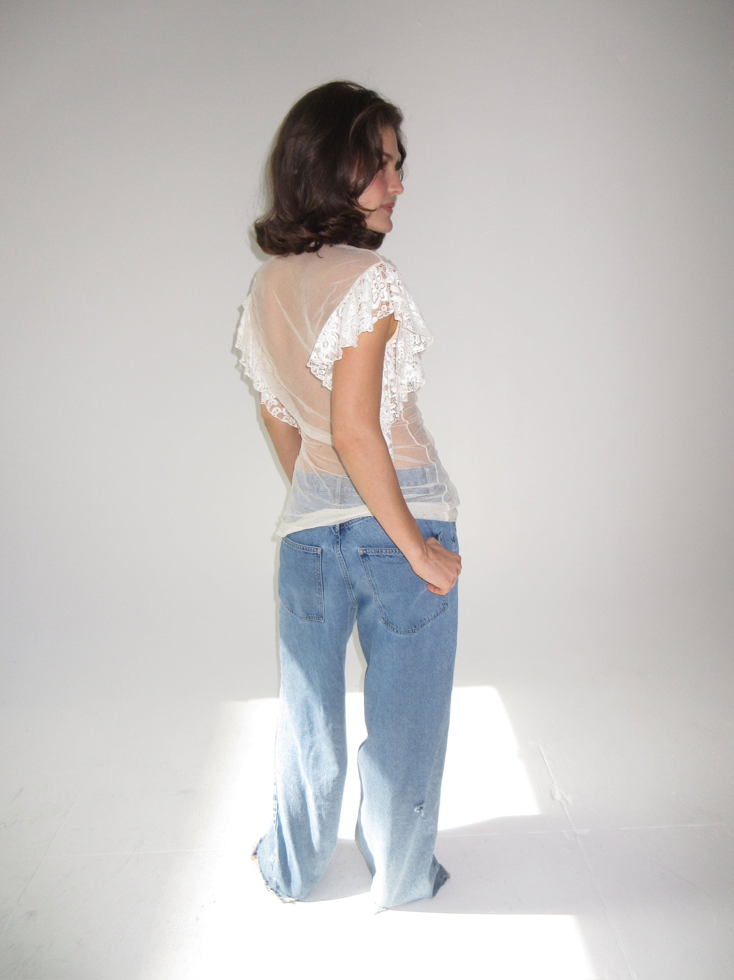 1998 Dolce & Gabbana lace top