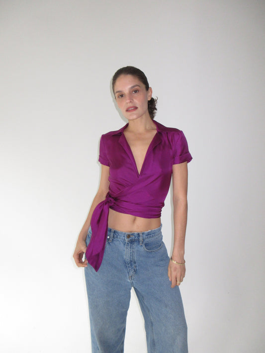 SS2000 Versace runway top