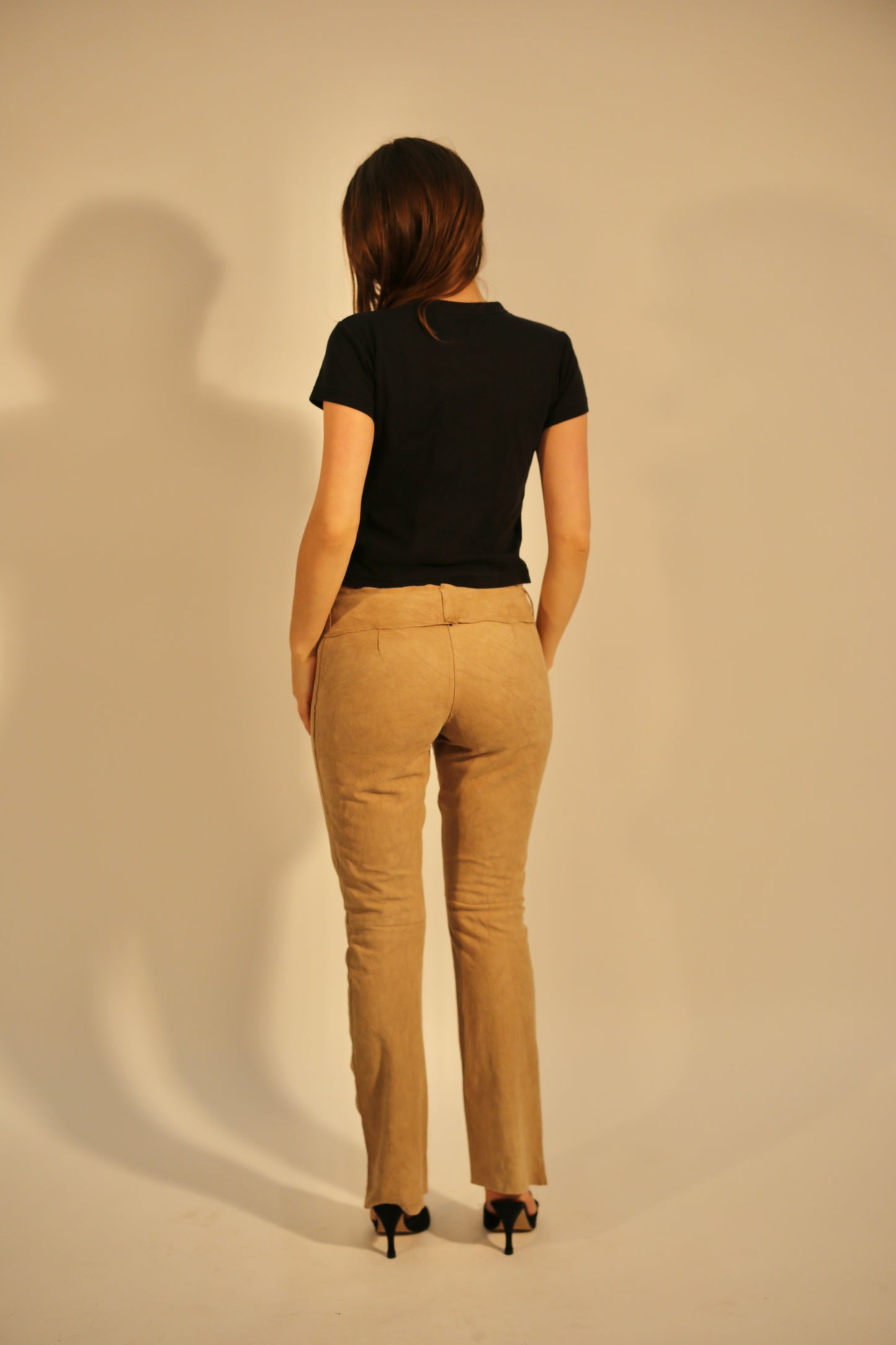 Vintage Dolce & Gabbana suede pants