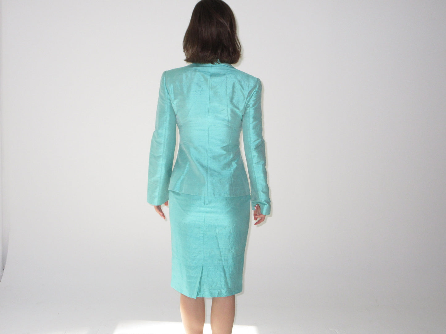 Vintage D&G silk turquoise set
