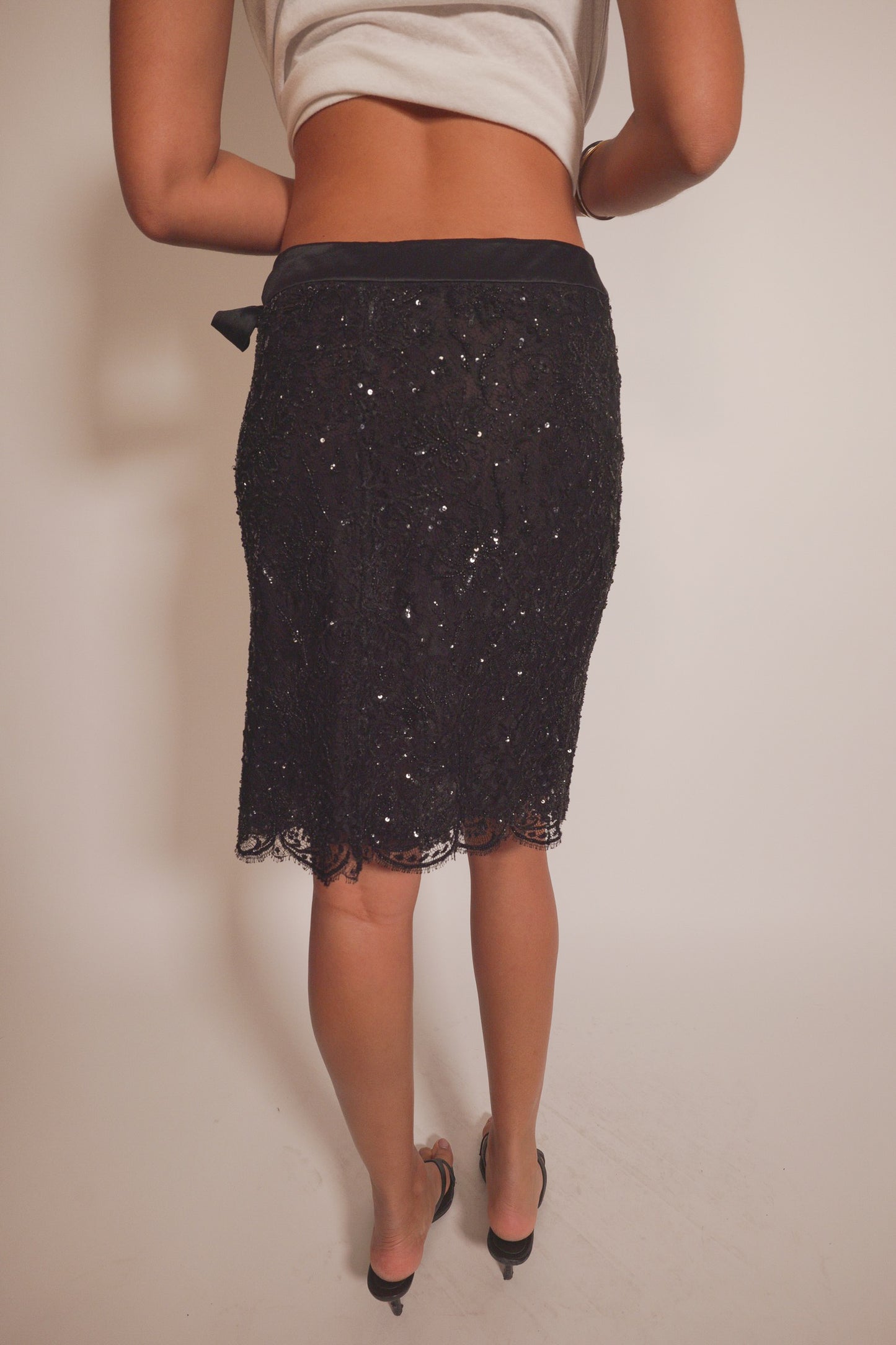 FW2002 Valentino Beaded skirt