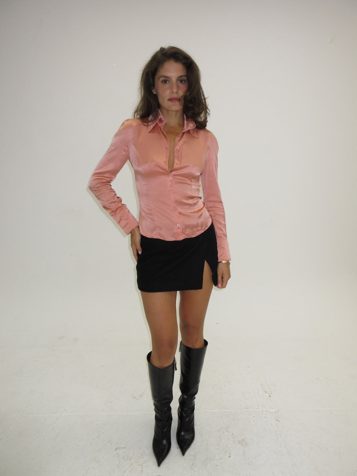 1995 Chloé silk top