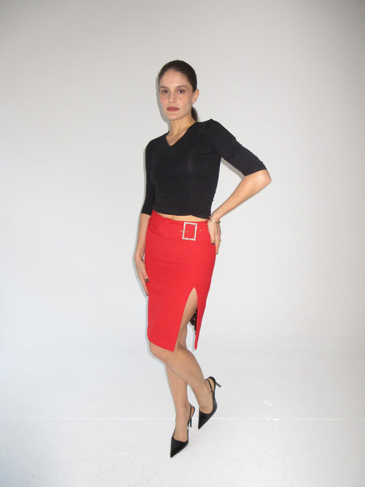 Vintage Dolce & Gabbana red skirt