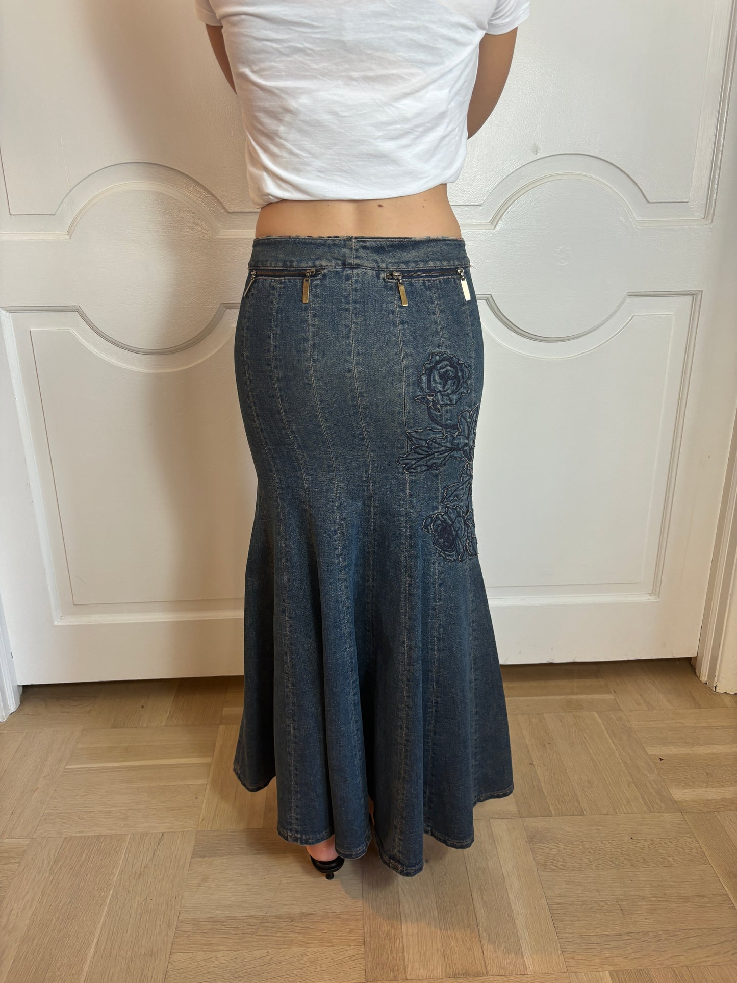 Vintage Roberto Cavalli Jean Mermaid Skirt