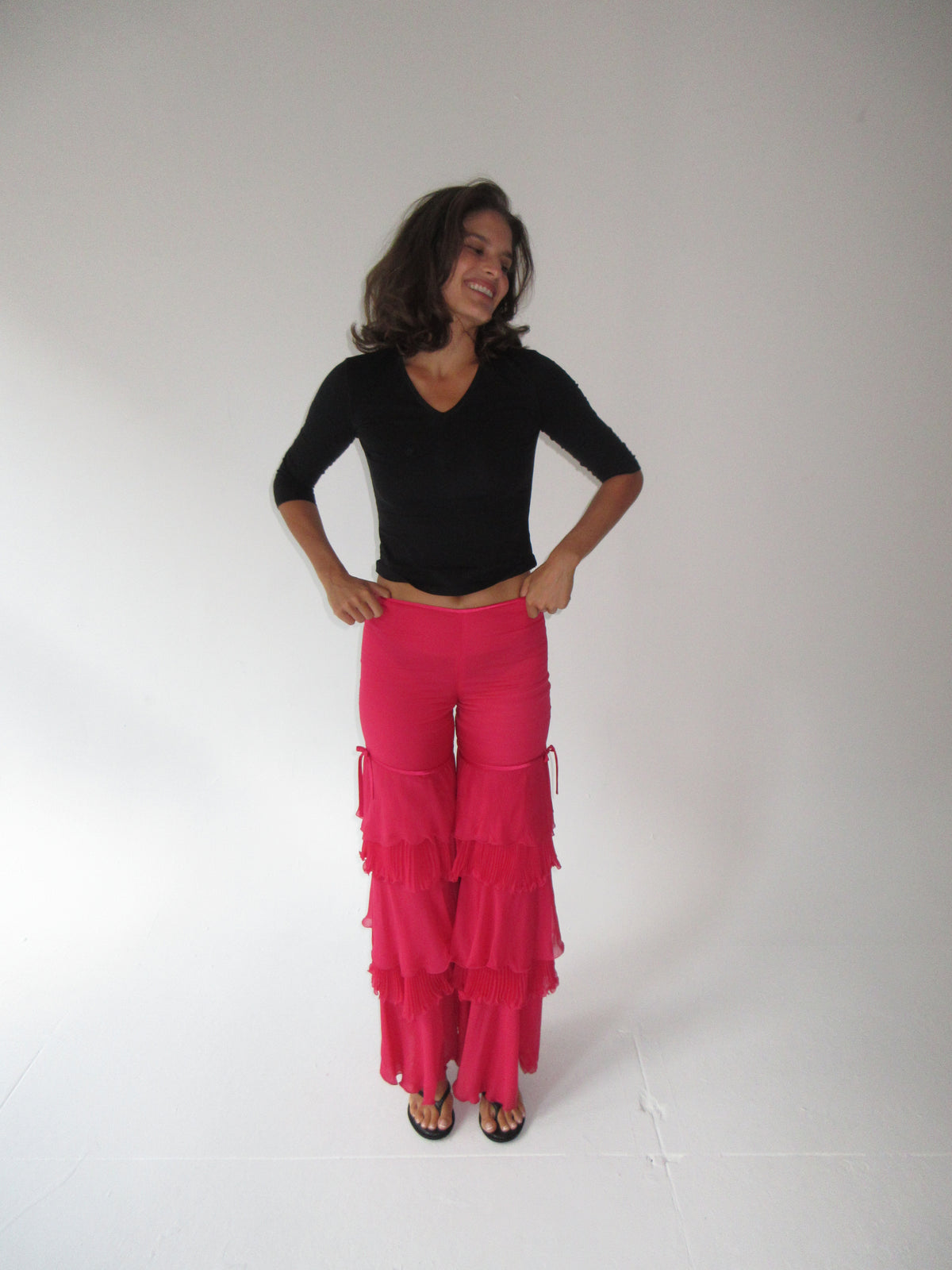 SS2002 Valentino Silk Pants