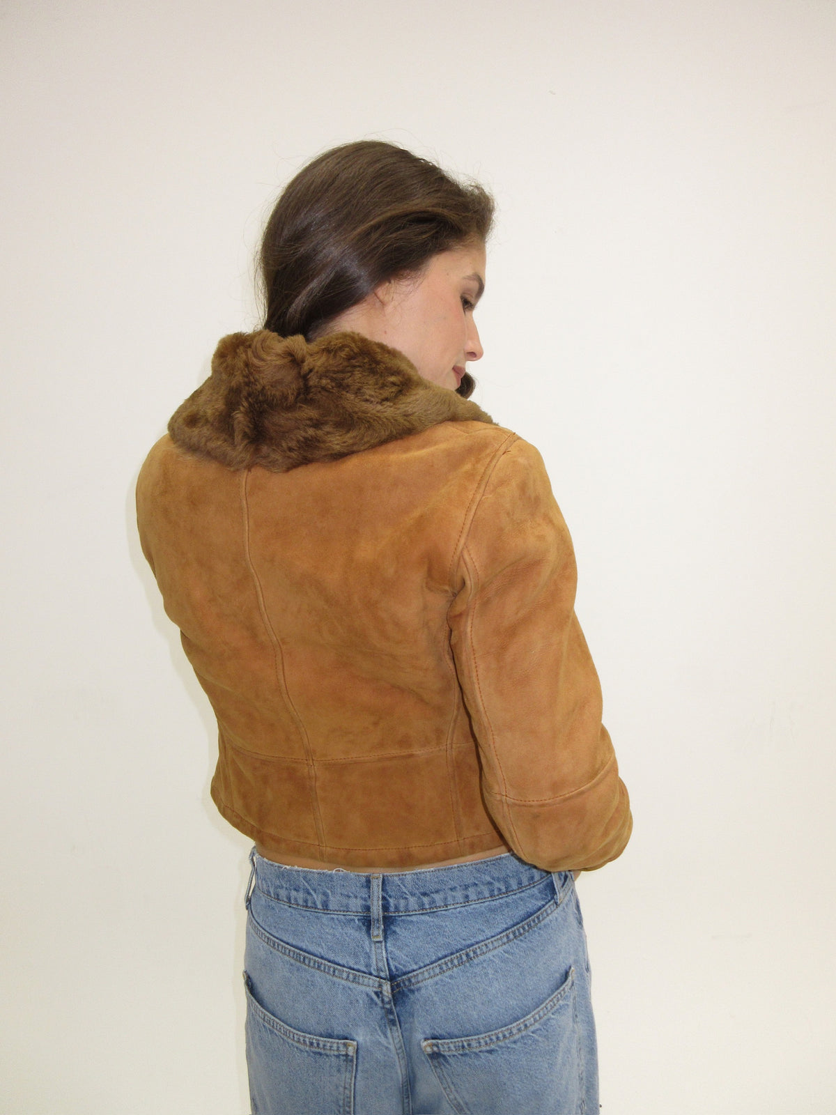 Vintage Emporio Armani shearling jacket