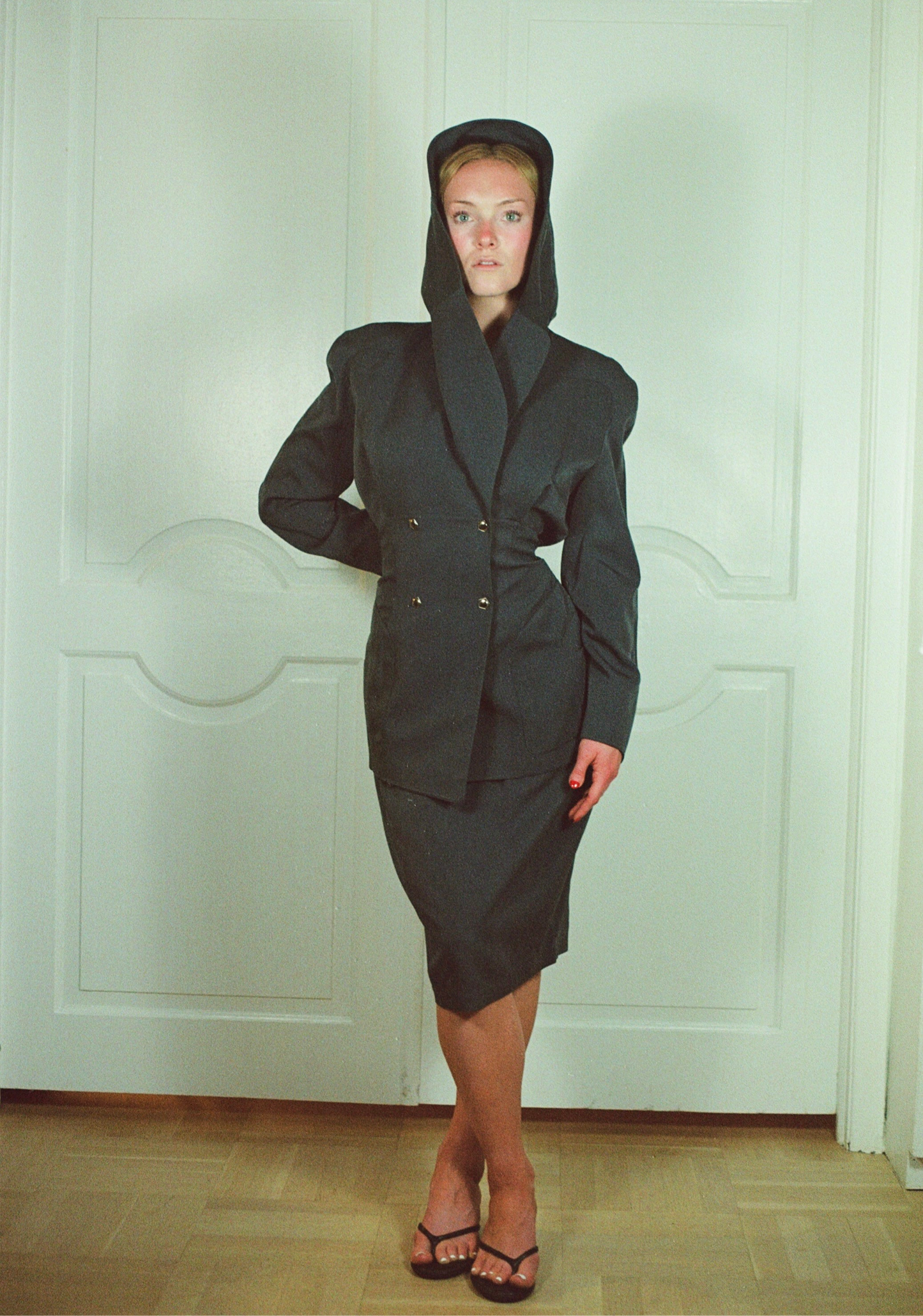 Iconic Thierry Mugler Blazer and matching skirt