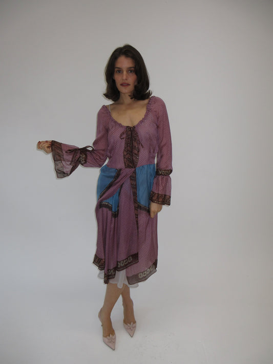 Alberta Ferretti silk dress