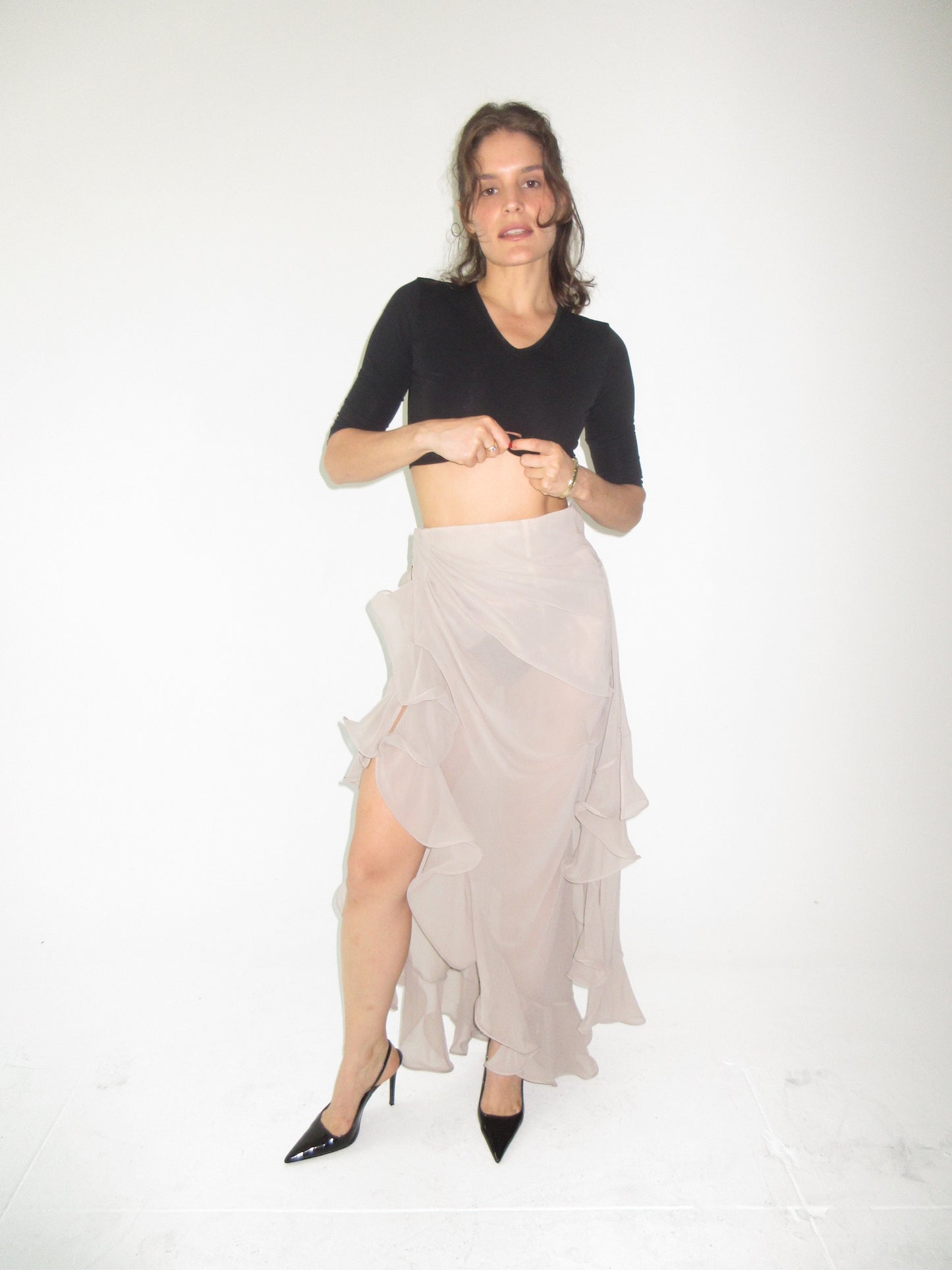 SS1999 Mugler runway skirt