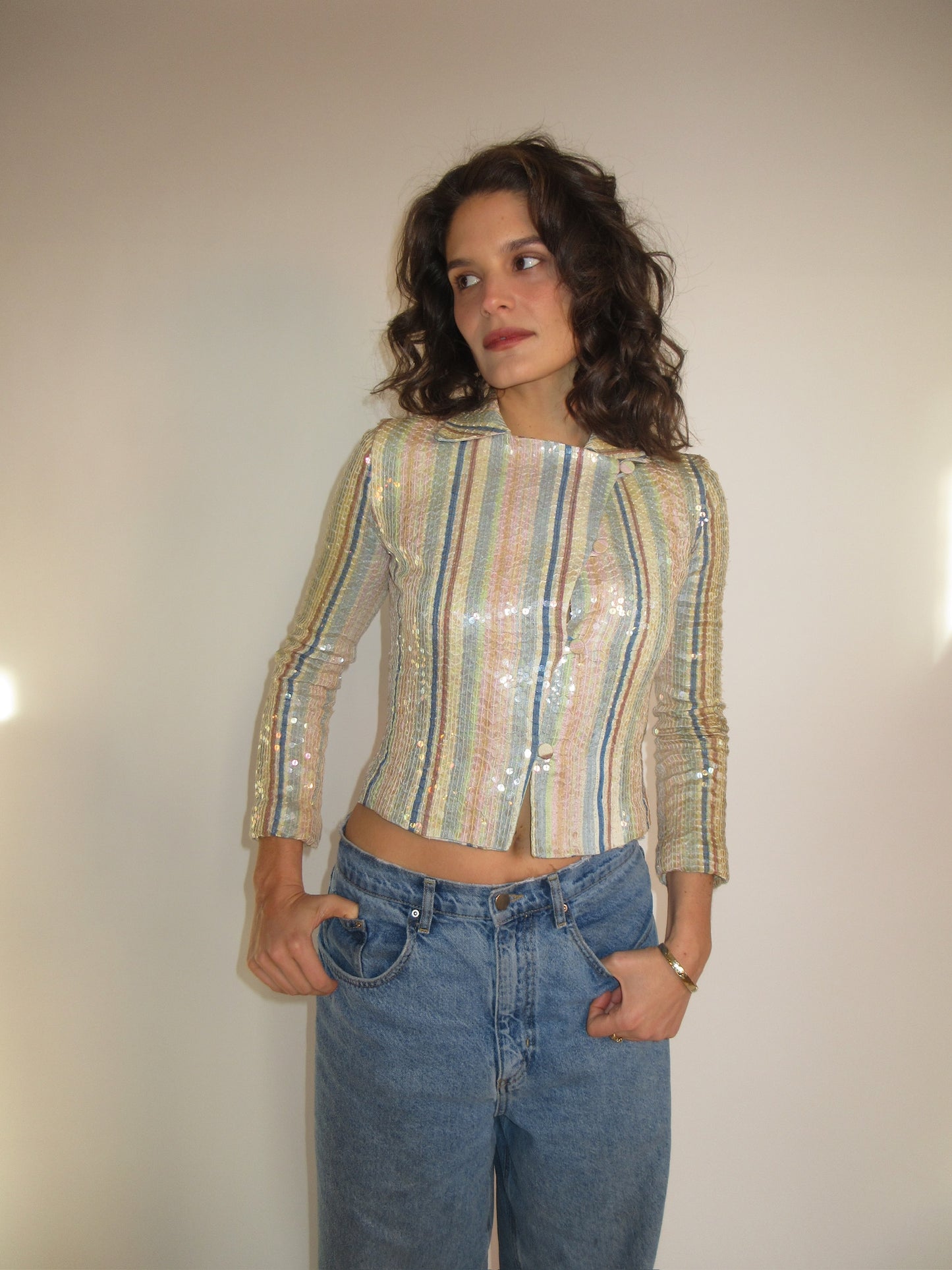 SS1997 Emporio Armani sequined runway jacket