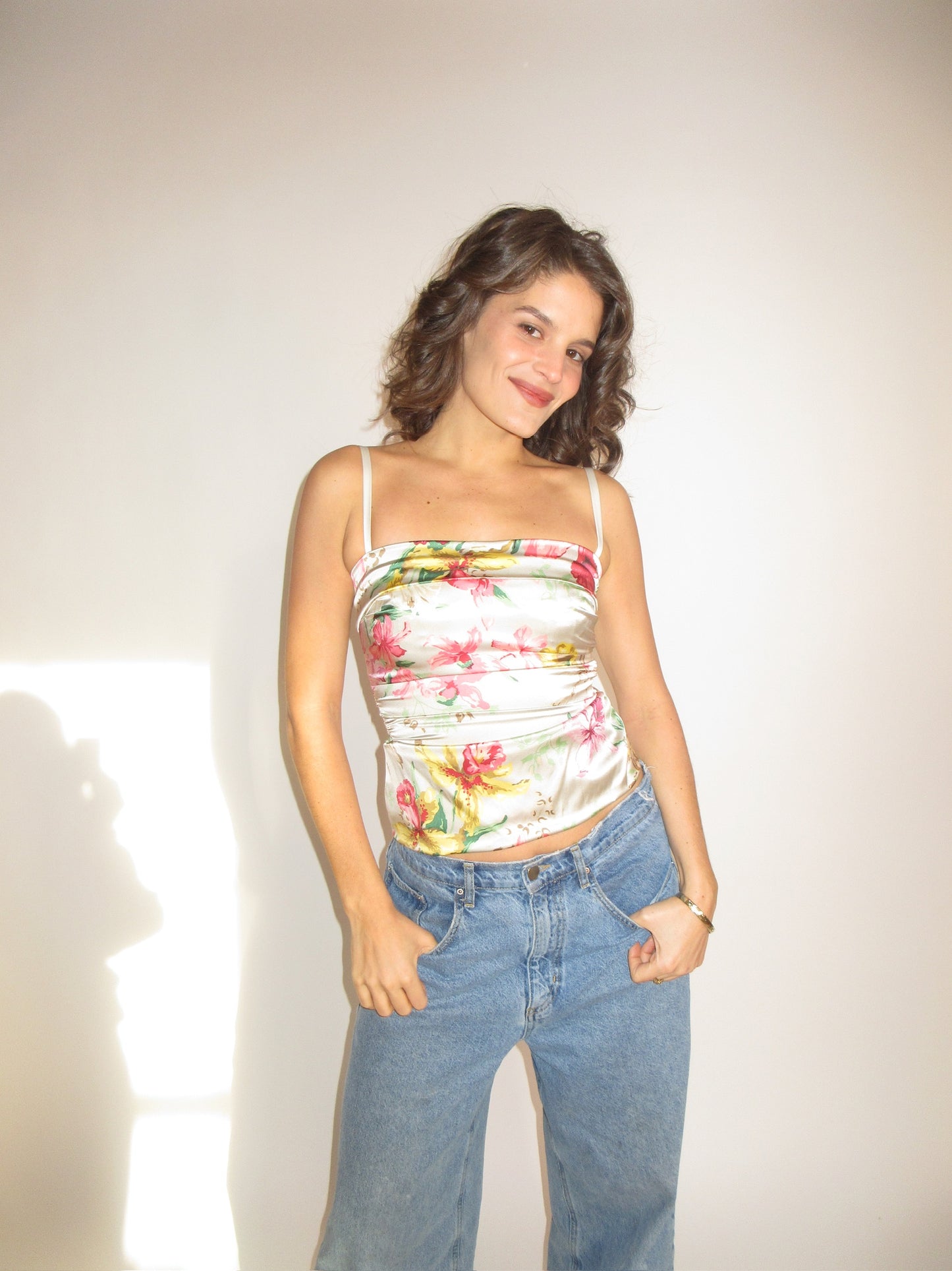 SS1999 Dolce & Gabbana floral top