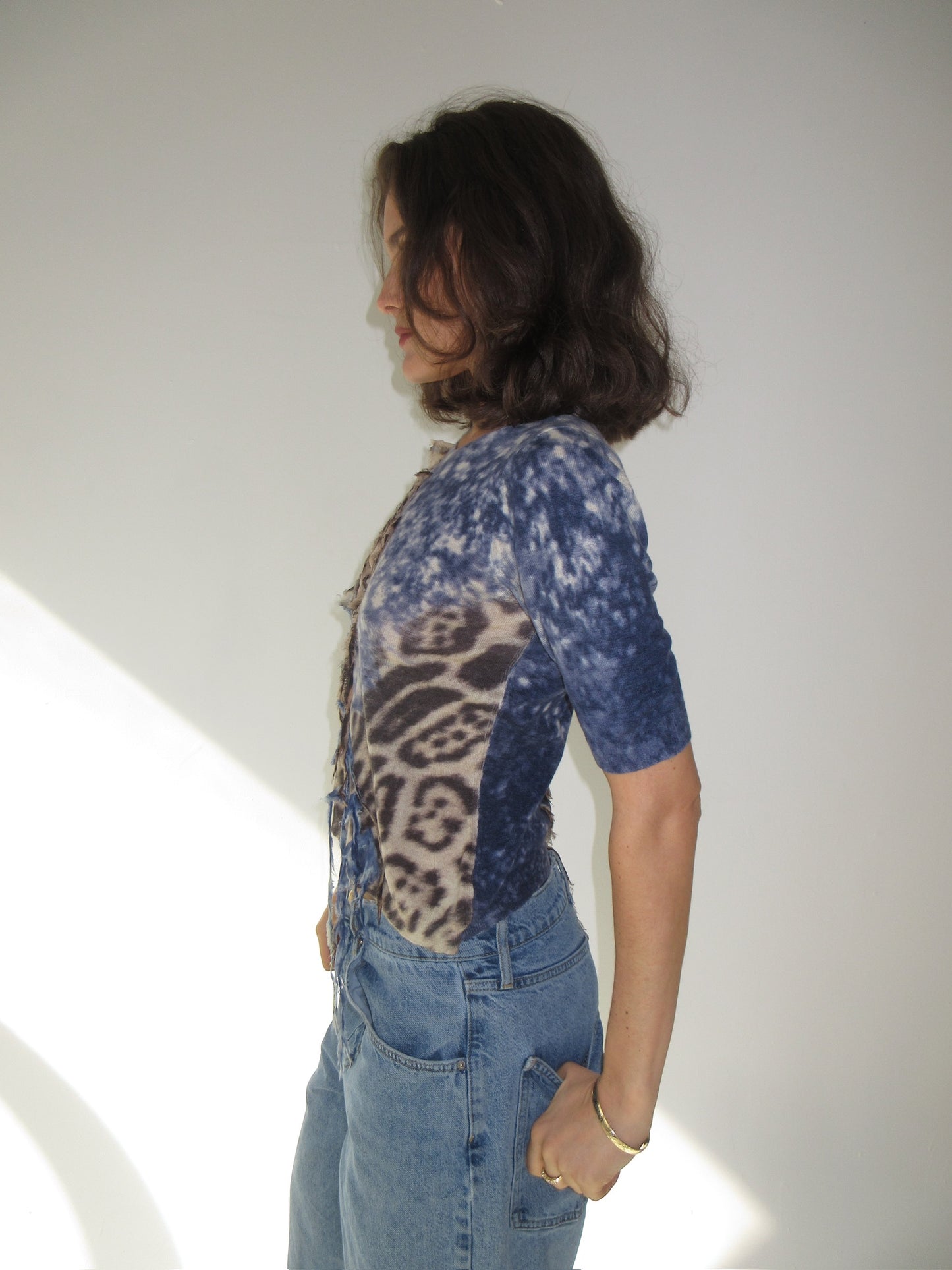FW2001 Roberto Cavalli cashmere top