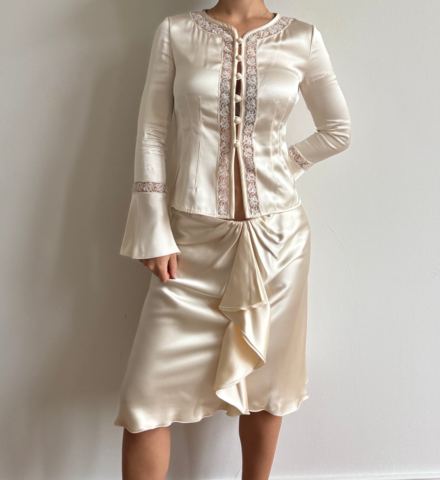 SS2006 Valentino silk runway set