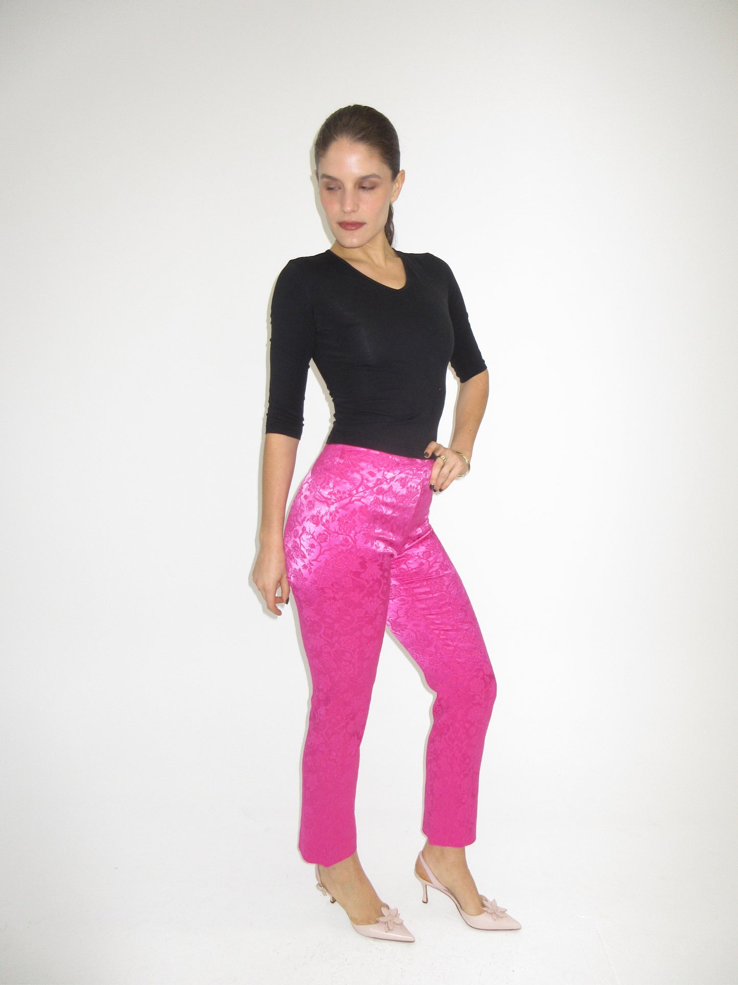 Christian Lacroix pants pink