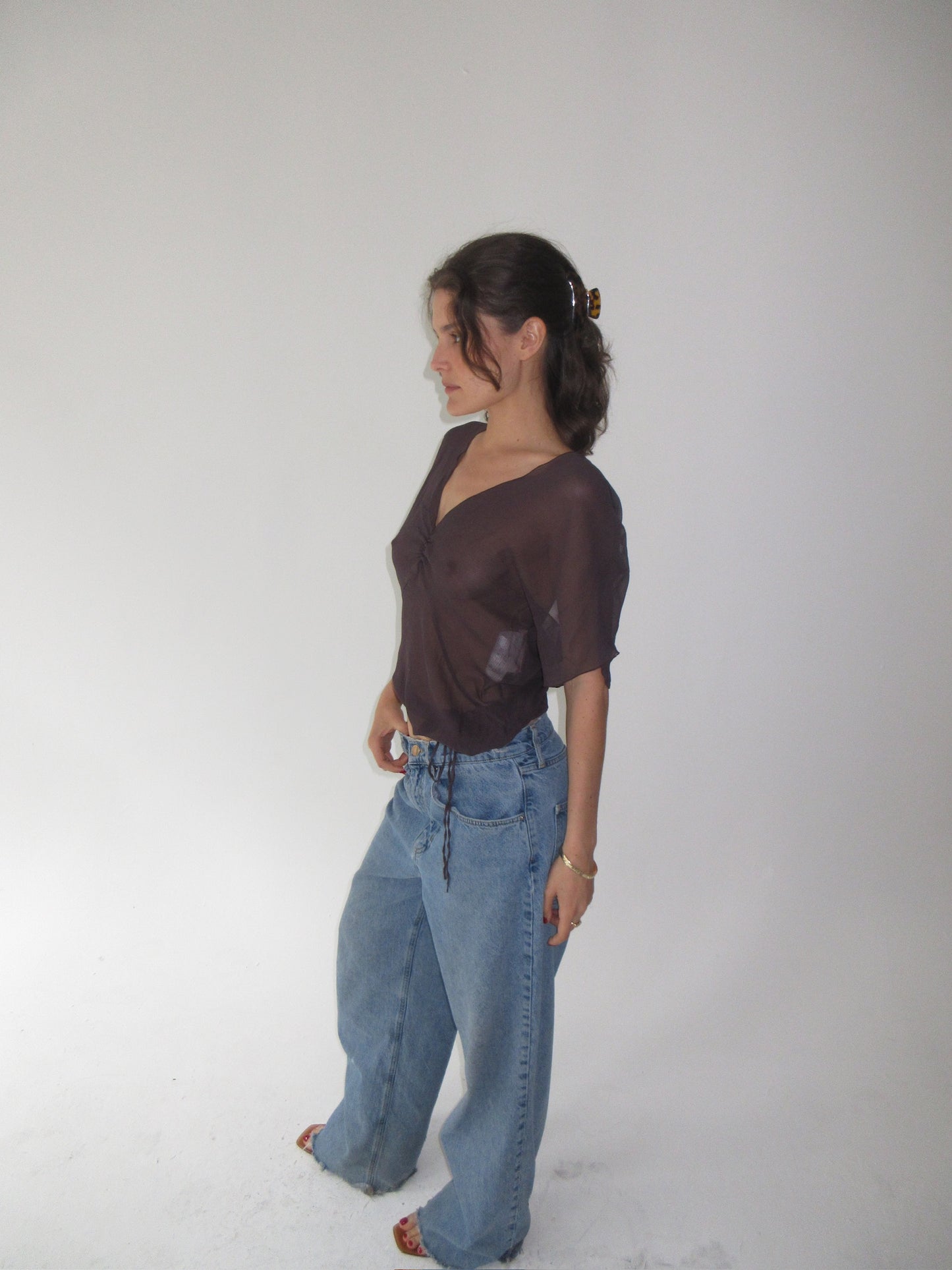 SS2000 Chloé silk runway top