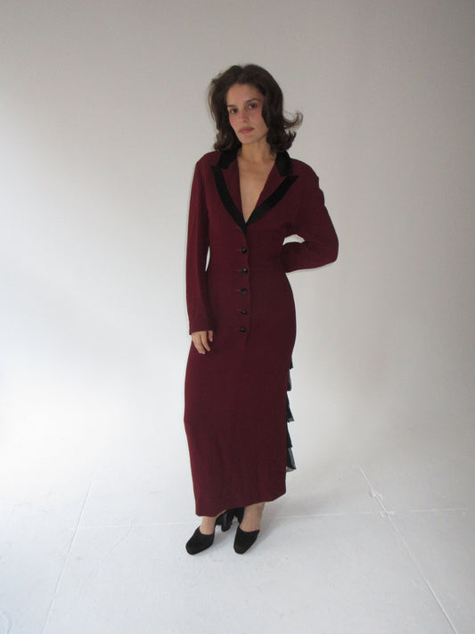 1992 Chloé by Karl Lagerfeld gown
