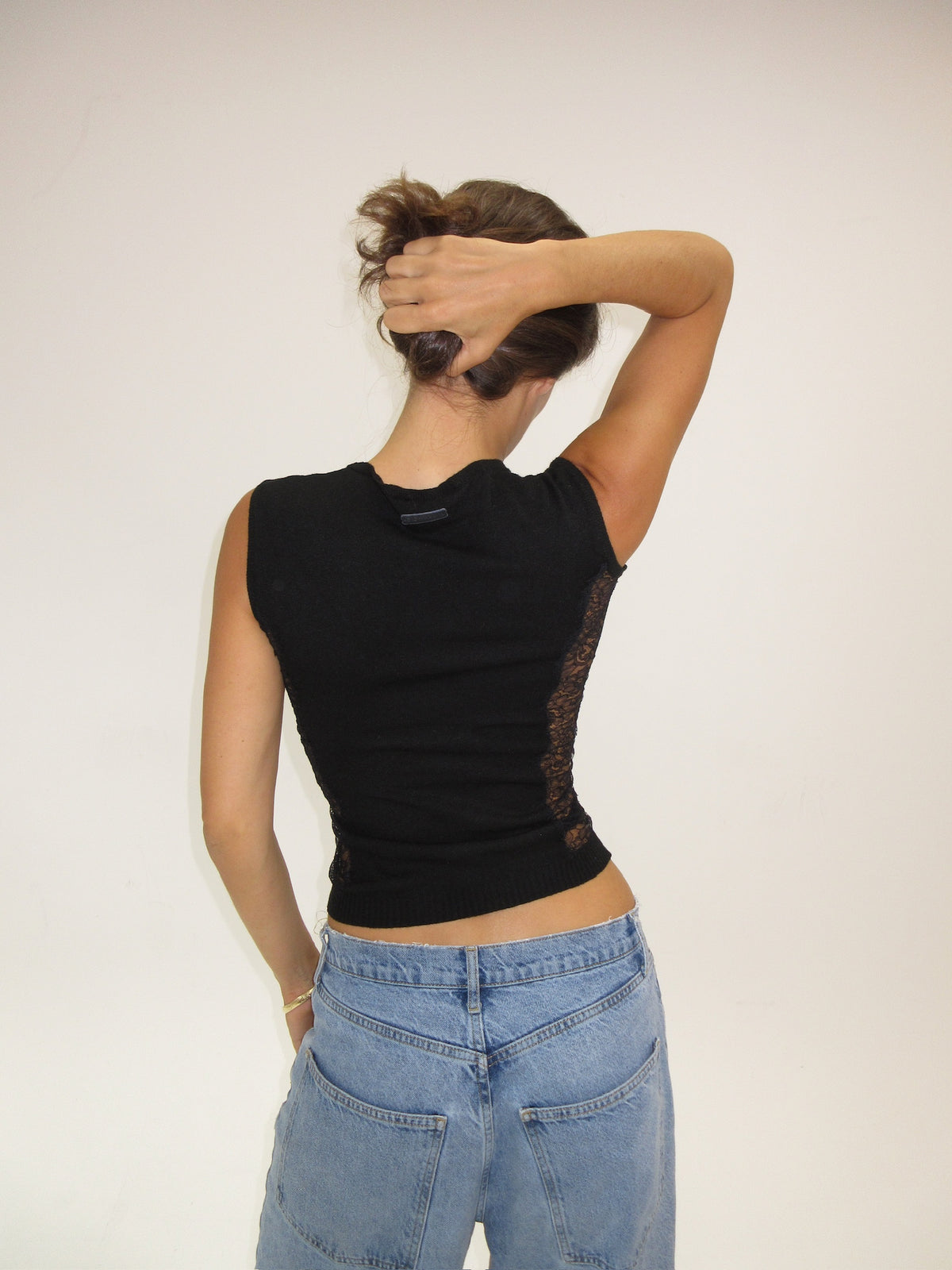 D&G Knit & Lace Tank top