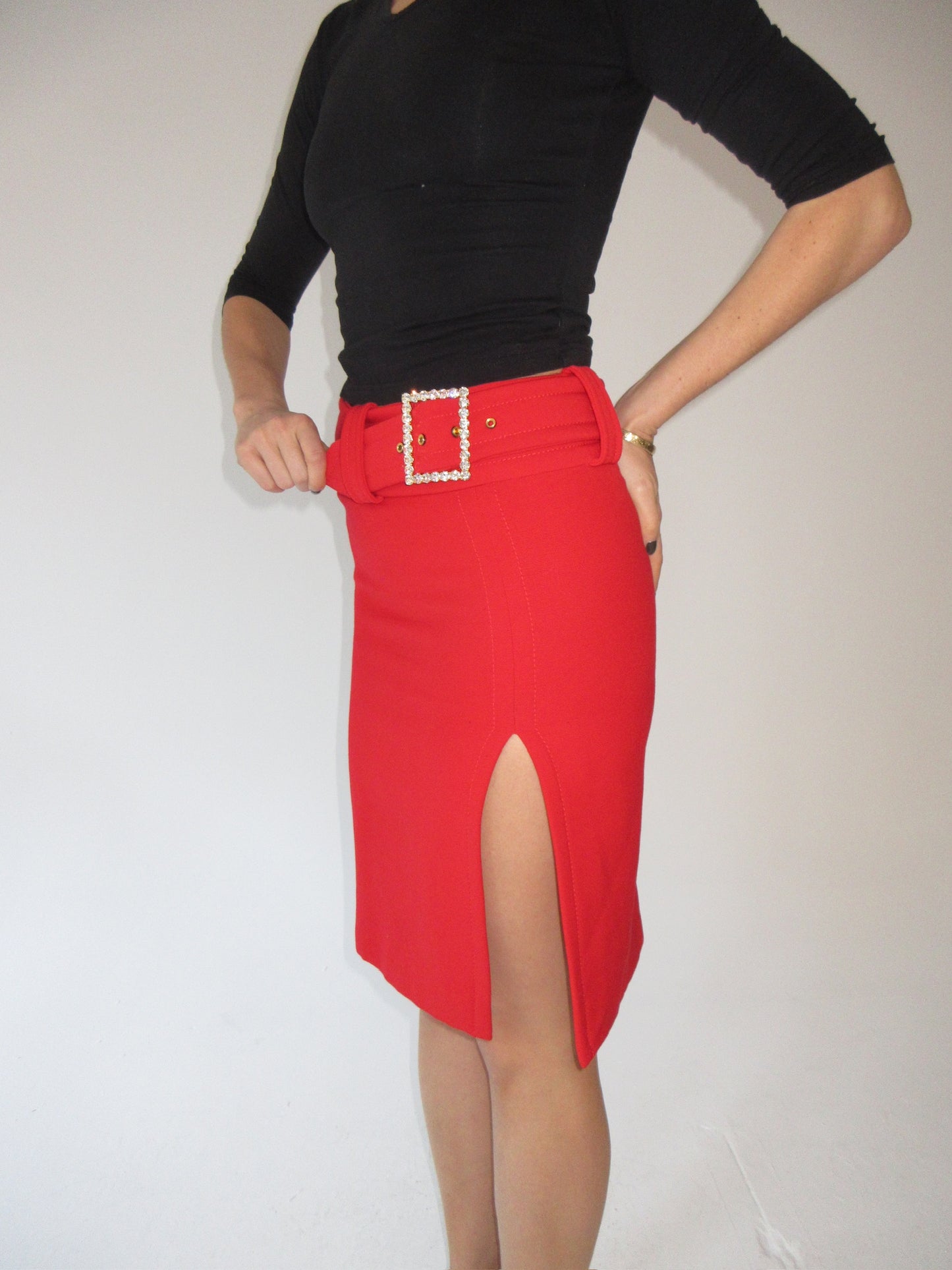 Vintage Dolce & Gabbana red skirt