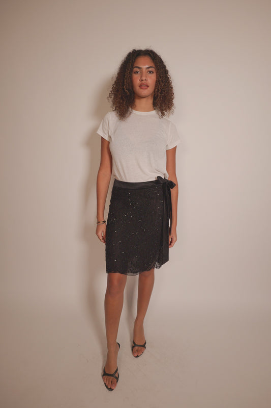 FW2002 Valentino Beaded skirt