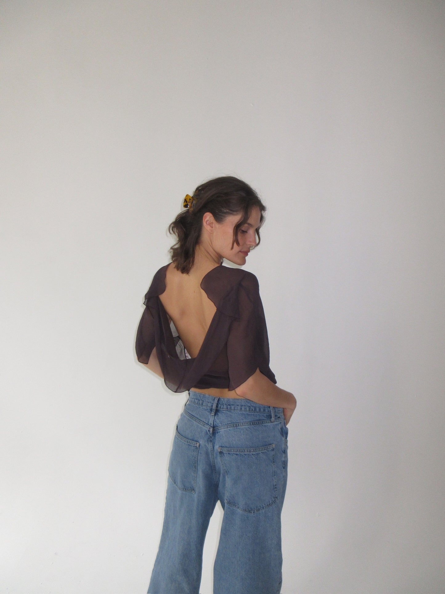 SS2000 Chloé silk runway top