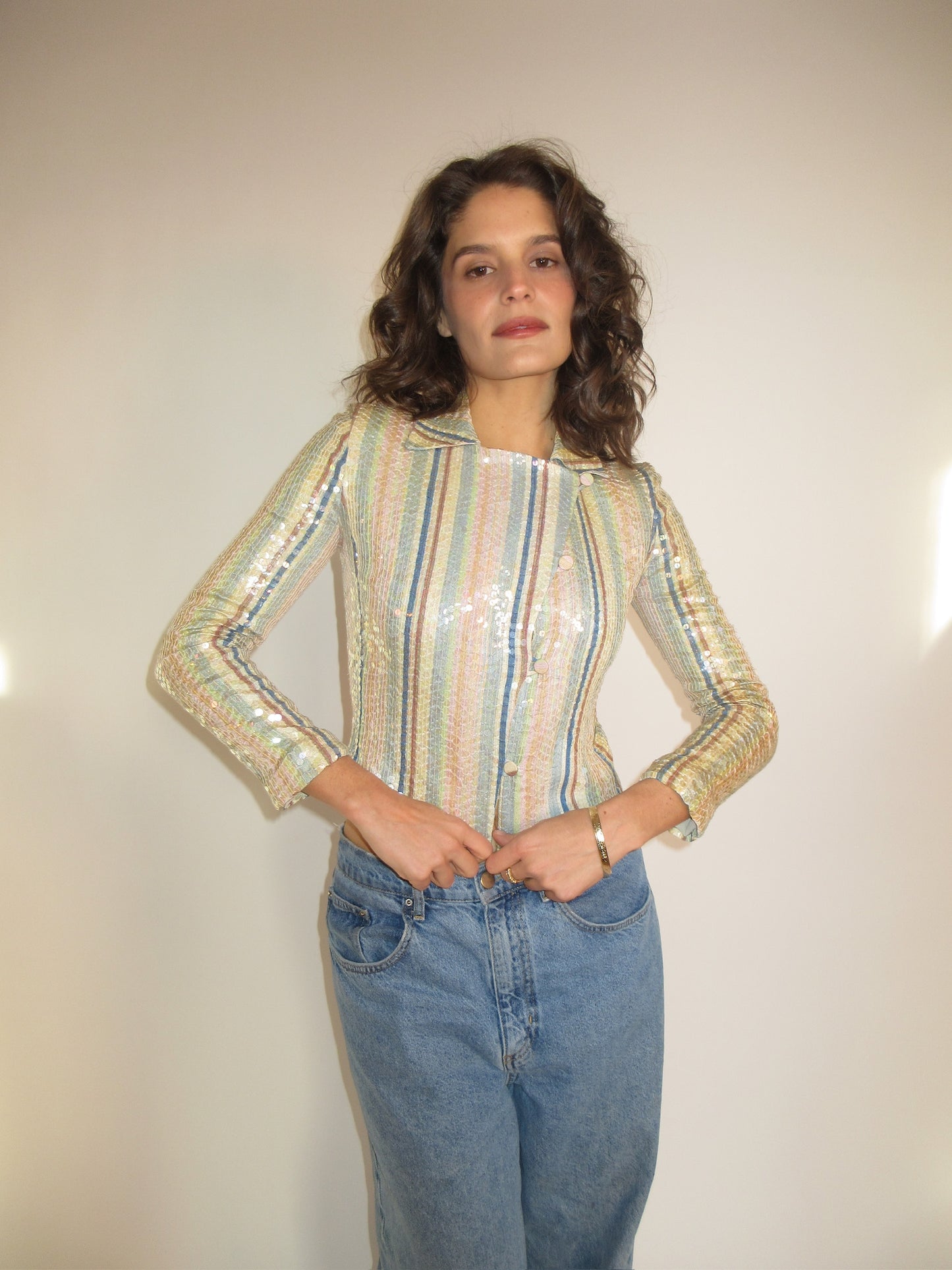 SS1997 Emporio Armani sequined runway jacket