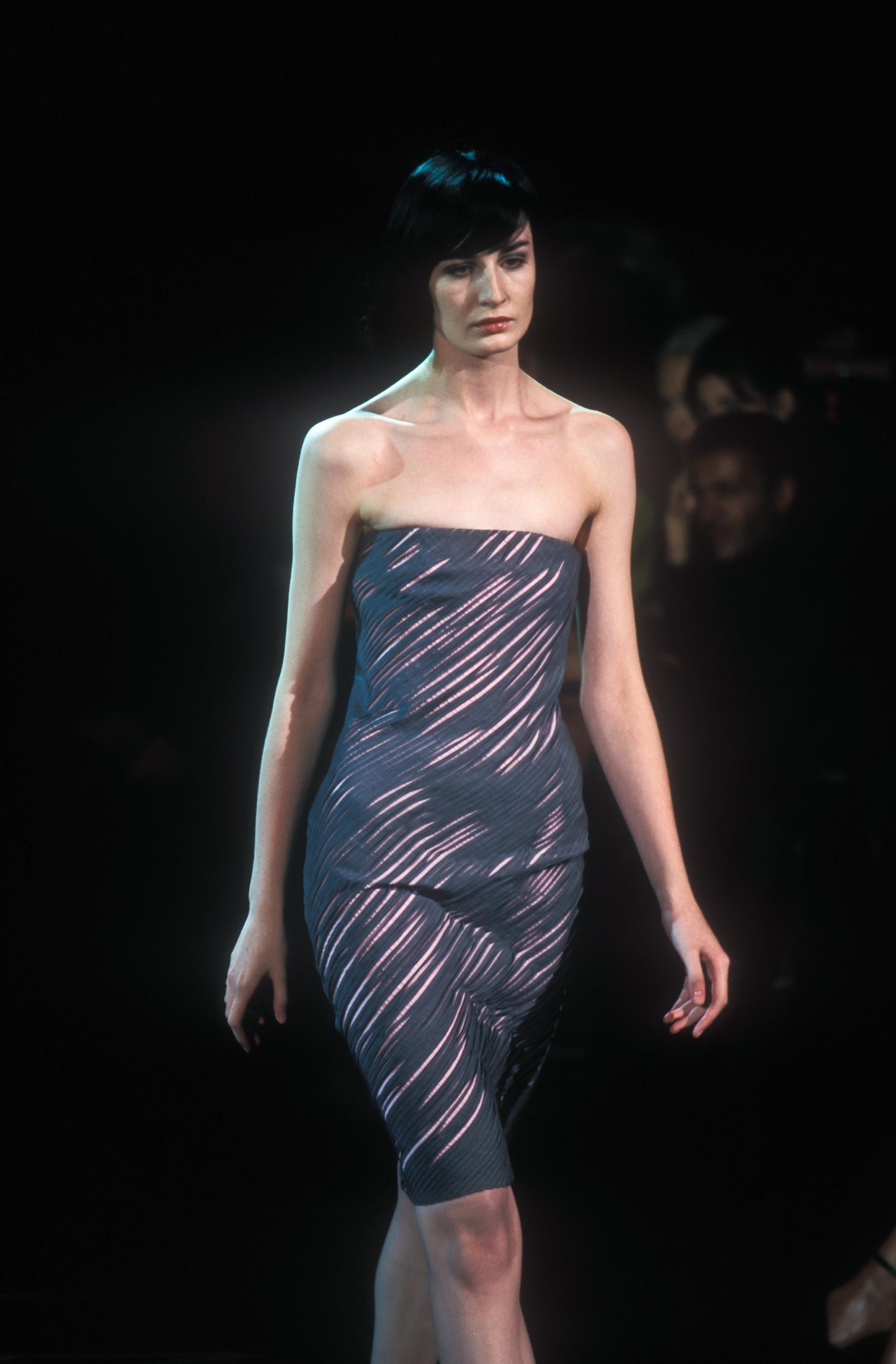 SS1999 Versace Strapless Corset Dress