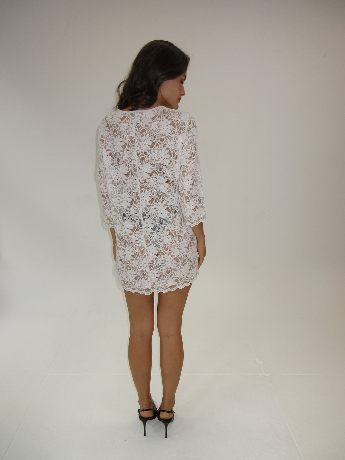 Givenchy White Mini Lace Dress