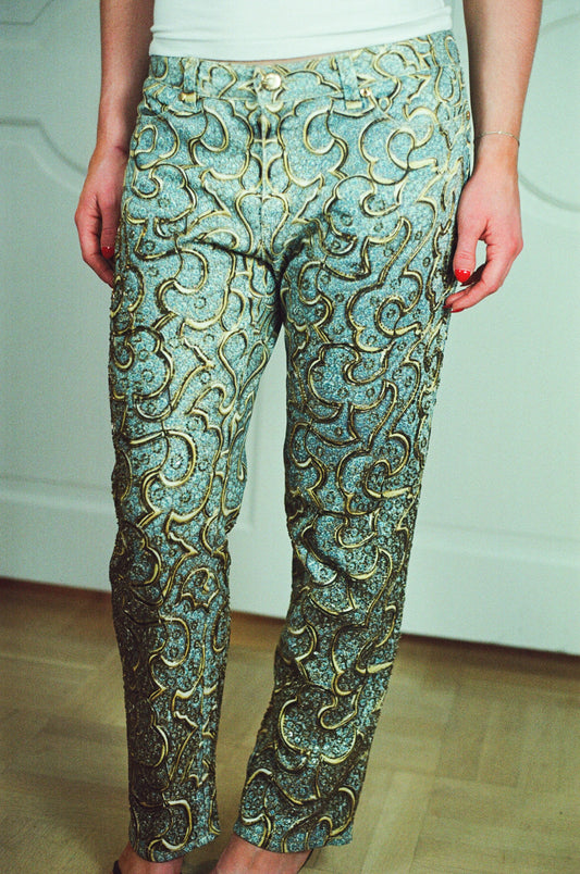 SS2000 Roberto Cavalli beaded pants