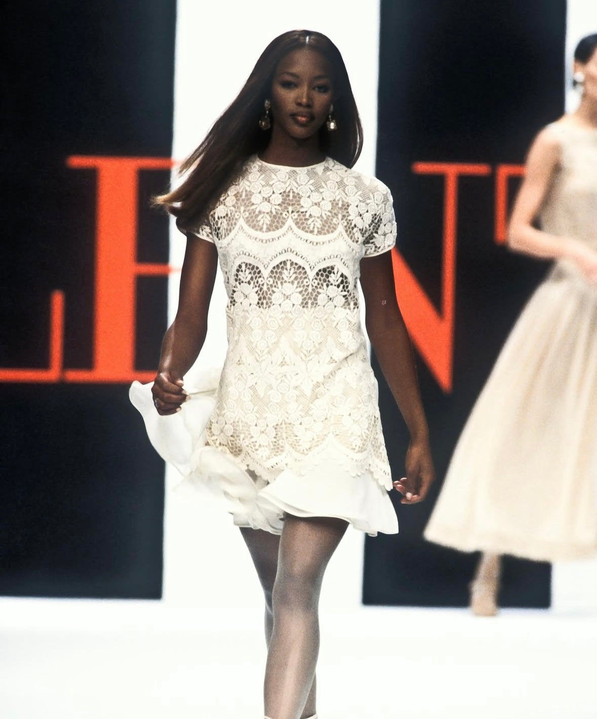 SS1990 Valentino lace mini dress