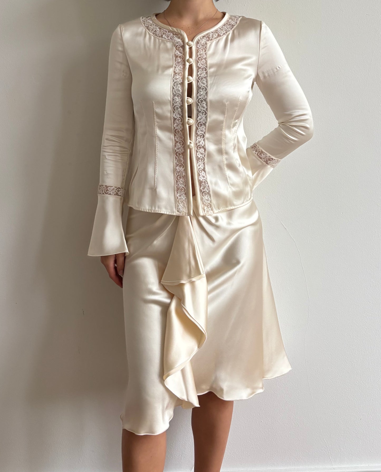 SS2006 Valentino silk runway set