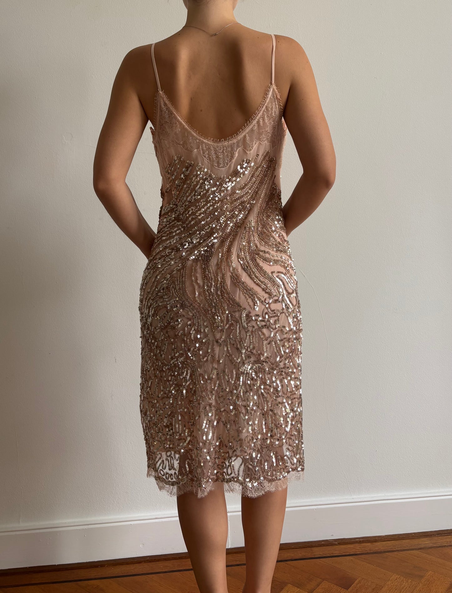Roberto Cavalli sequined lace dress