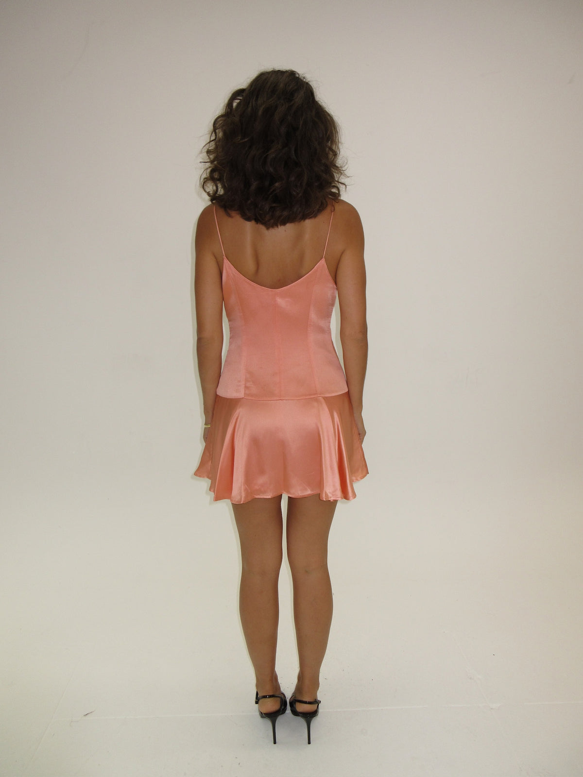 SS1995 Dolce & Gabbana Peach Mini Slip Dress