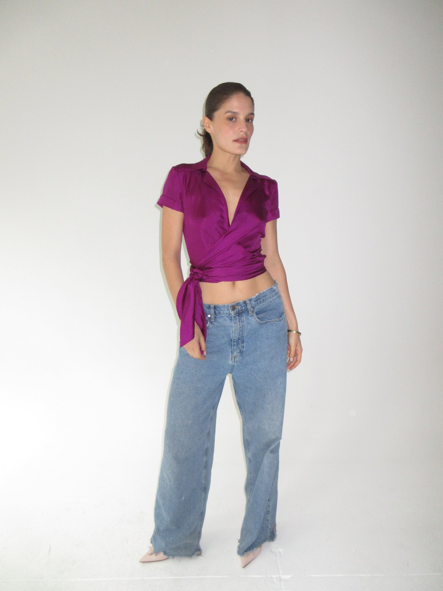 SS2000 Versace runway top