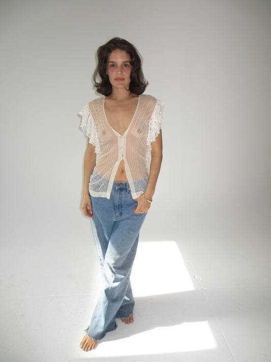 1998 Dolce & Gabbana lace top