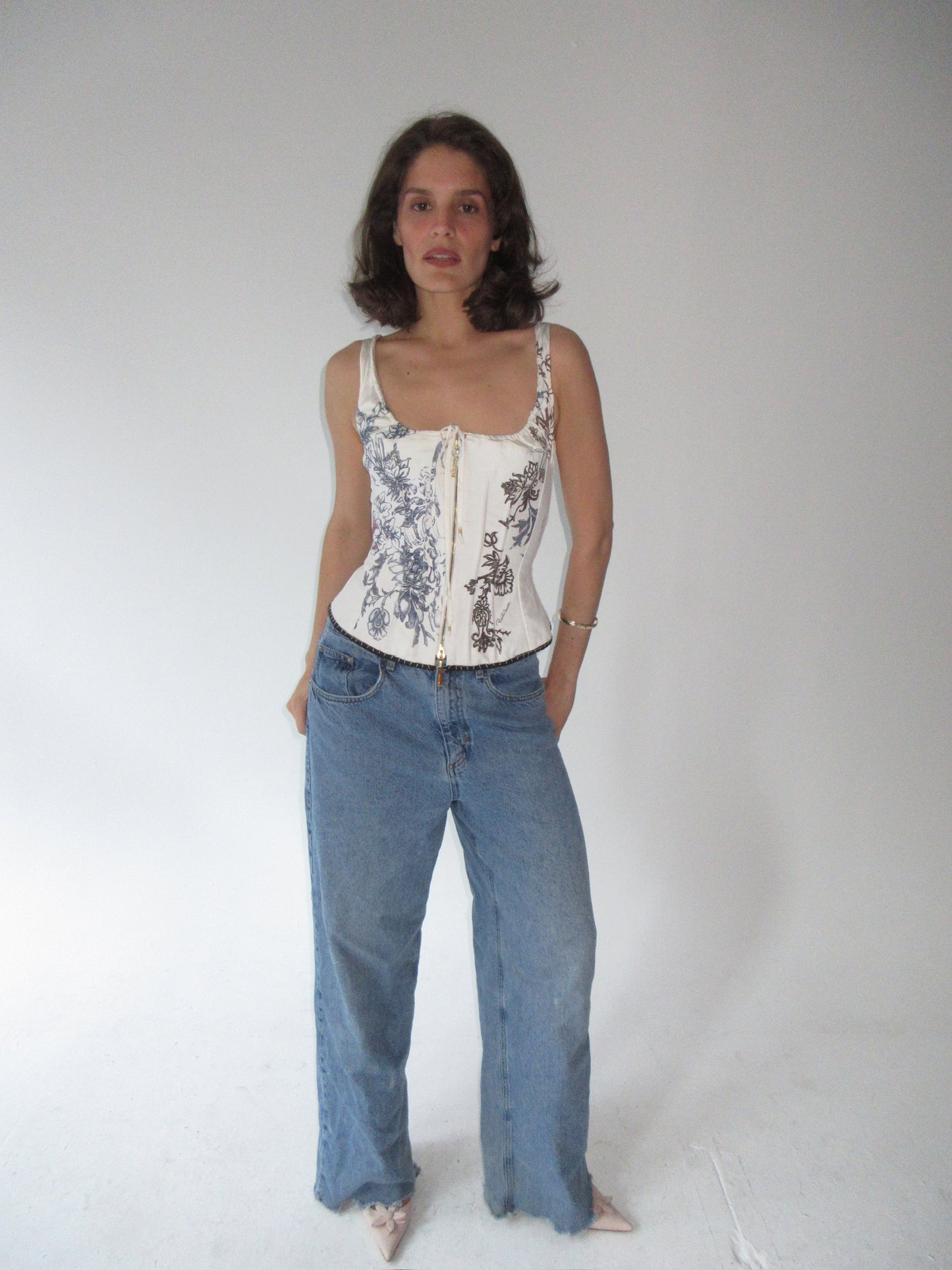 SS2003 Roberto Cavalli tattoo corset