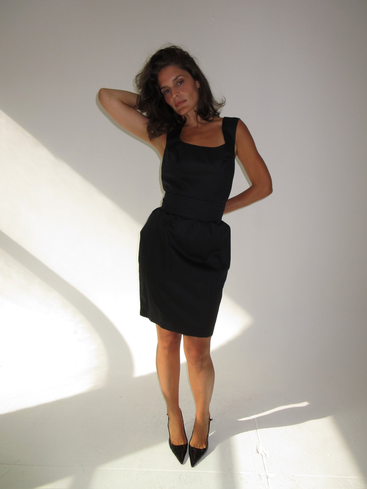 Vintage Thierry Mugler Black Dress with Bows