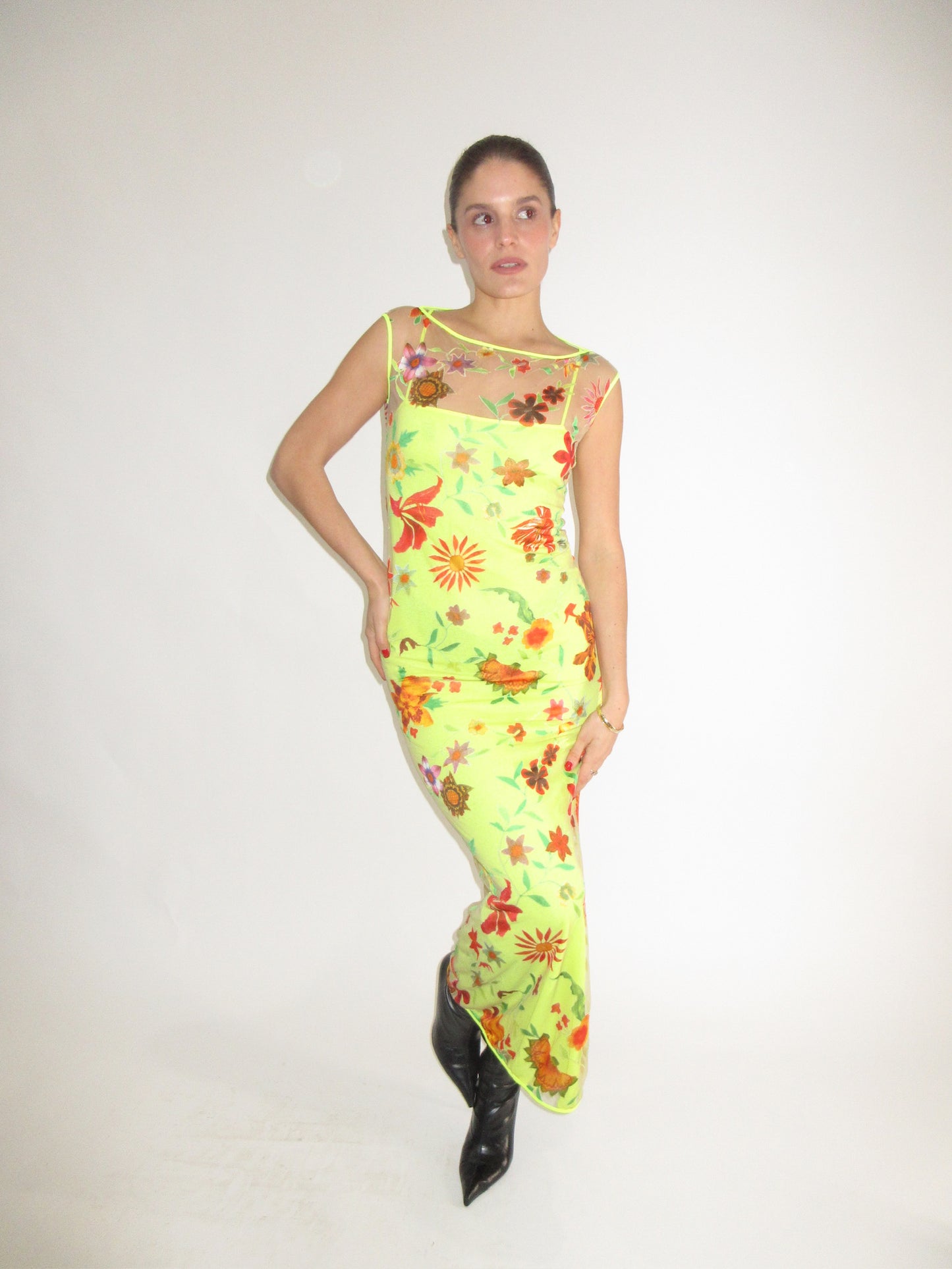 Vintage Christian Lacroix mesh dress