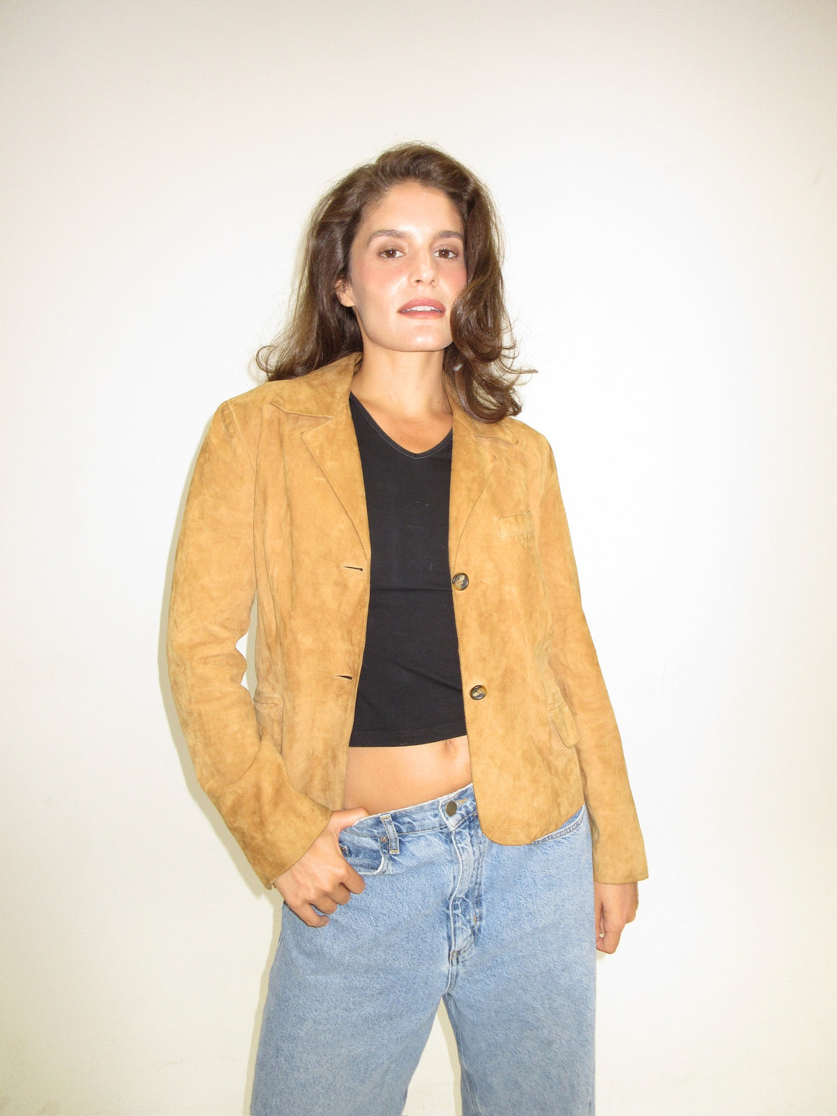 Vintage D&G suede jacket