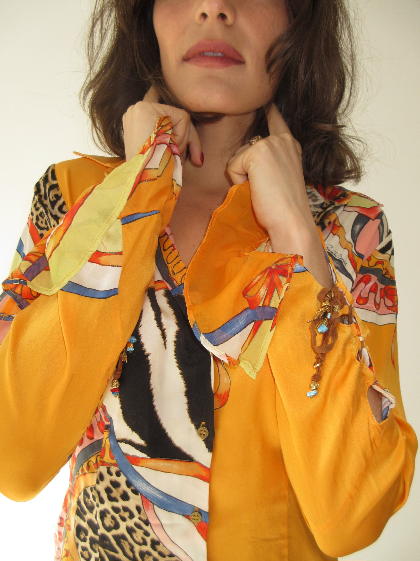 Vintage Roberto Cavalli silk top