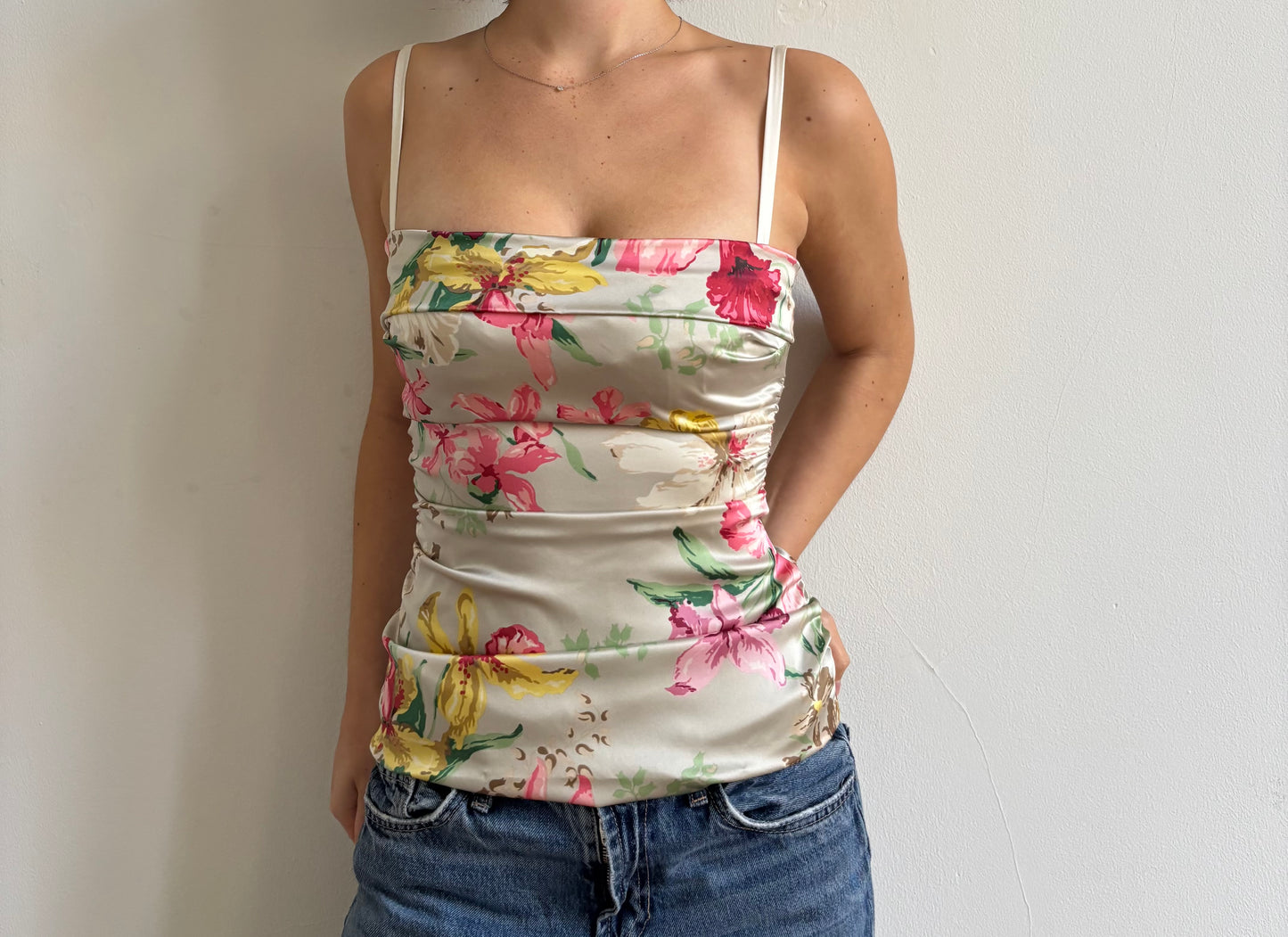 SS1999 Dolce & Gabbana floral top