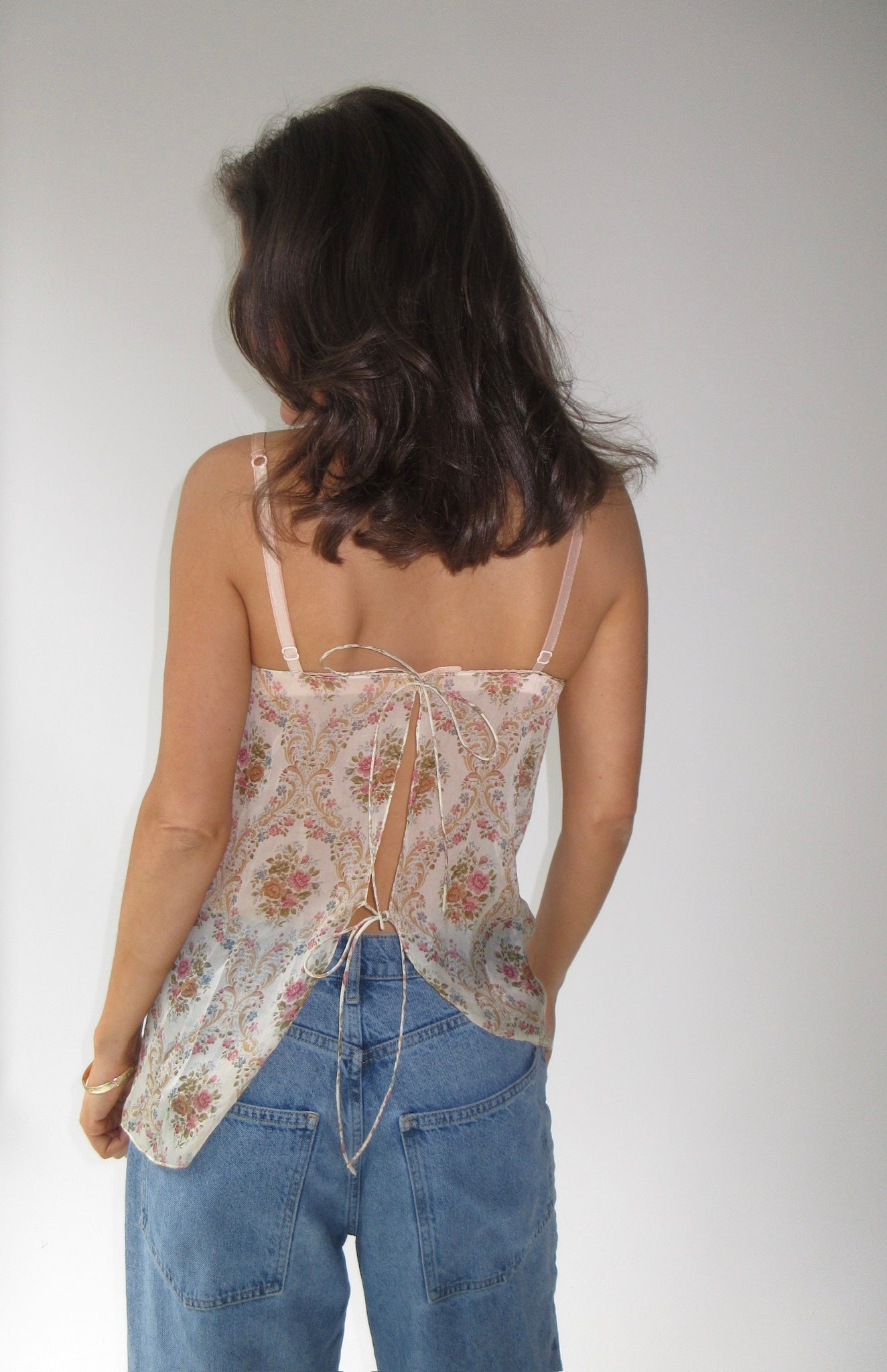 Dolce & Gabbana silk runway top