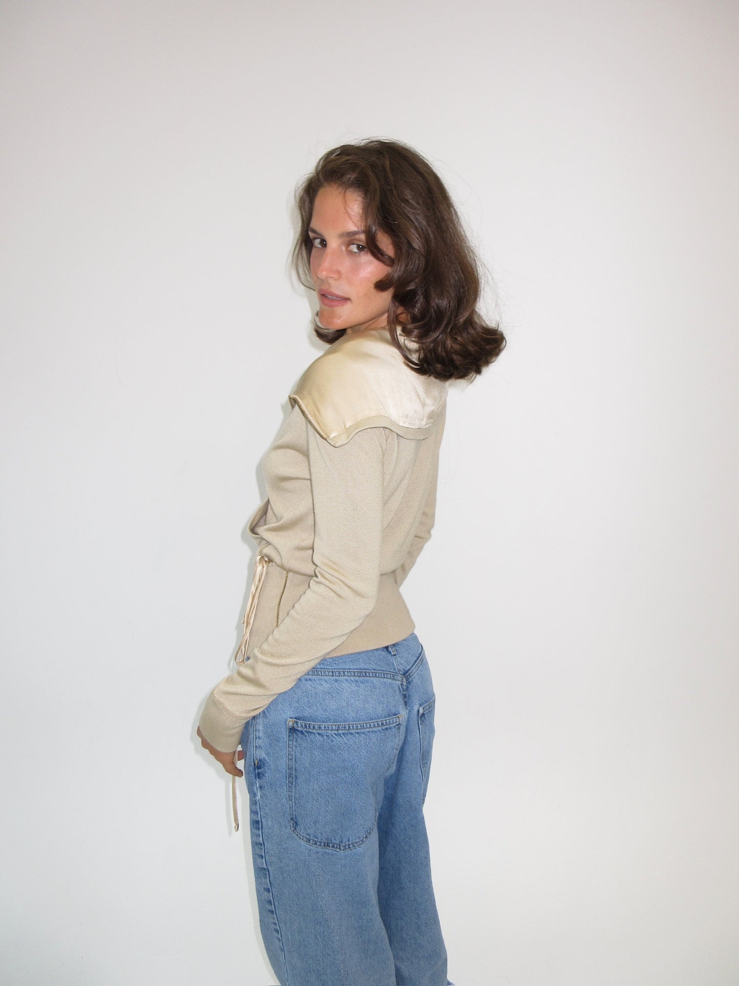Vintage Valentino silk and cashmere sweater